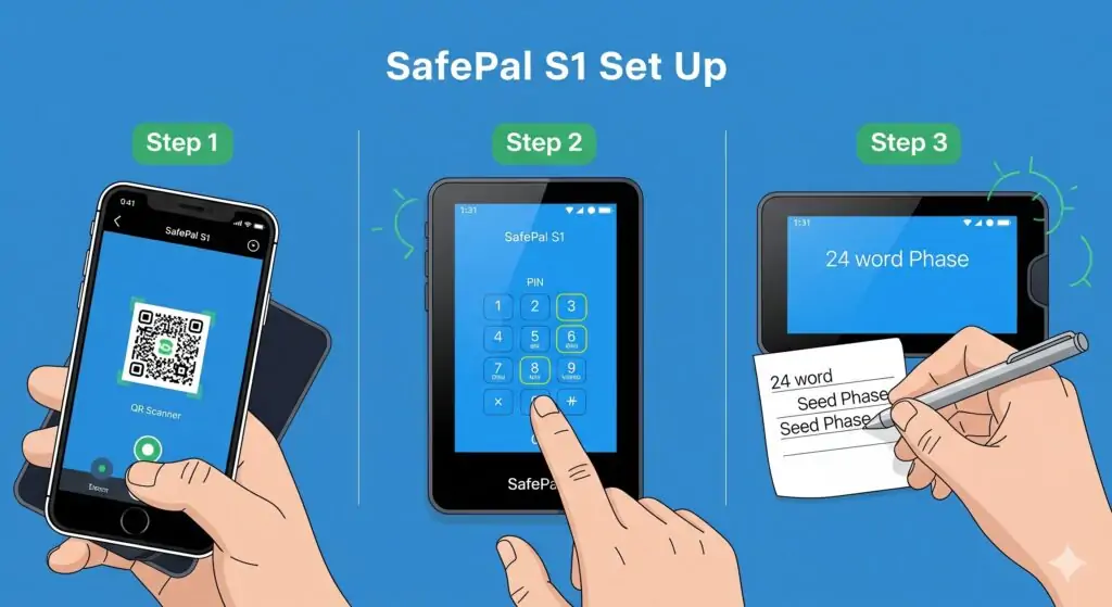 SafePal S1 Review safepal s1 setup steps