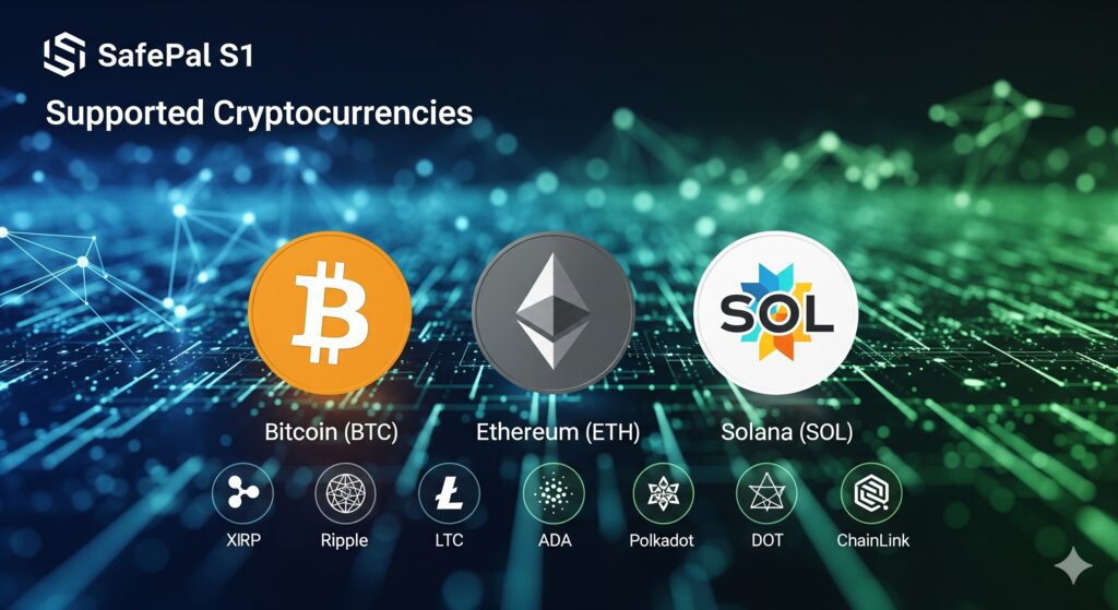 safepal s1 coins supported
