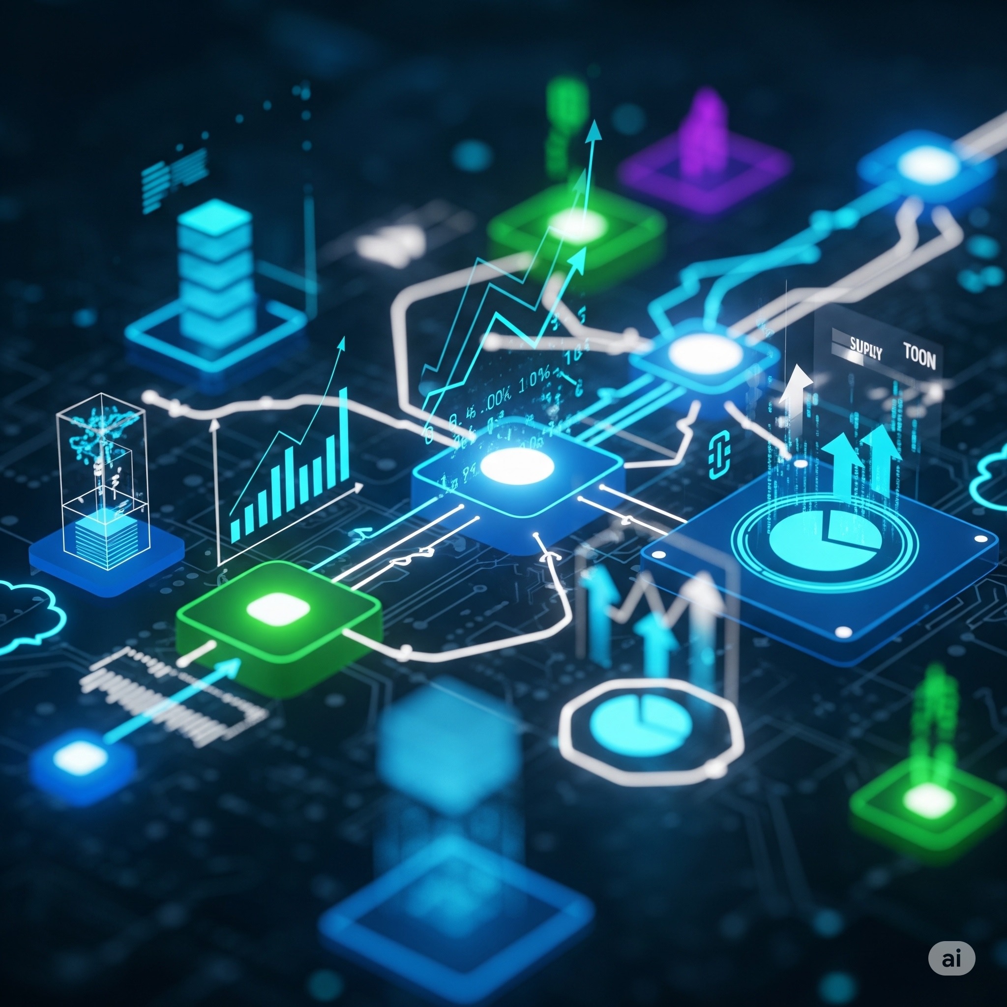 tokenomics abstract image